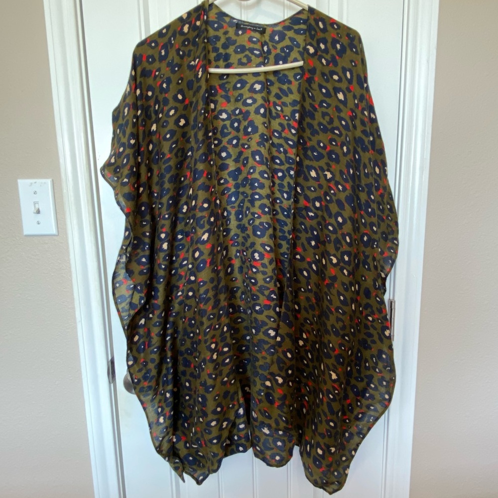 Do Everything in Love Women’s One Size Leopard Print Coverup